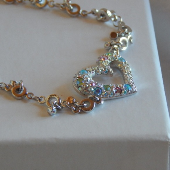 Fifth Avenue Collection Jewelry - "For You My Love" Ankle Bracelet 7"